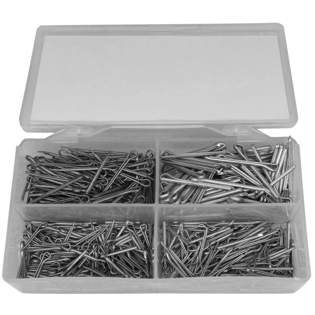 Zinc Plated Hammer Lock Cotter Pins - 600-Piece Set; 4P 33