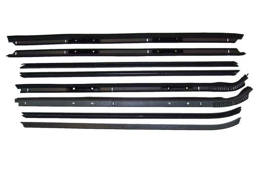 1971-1976 Cadillac Fleetwood Brougham 4dr 8PC window sweep seals
