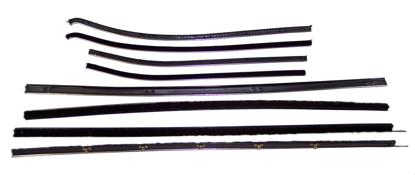 1958 CHEVROLET IMPALA CONVERTIBLE WINDOW SWEEP SET, 8PC