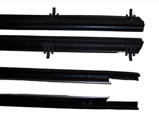 1978-1983 FORD FAIRMONT, FUTURA & MERCURY ZEPHYR 2 DR FASTBACK WINDOW SWEEP SET 4PCS