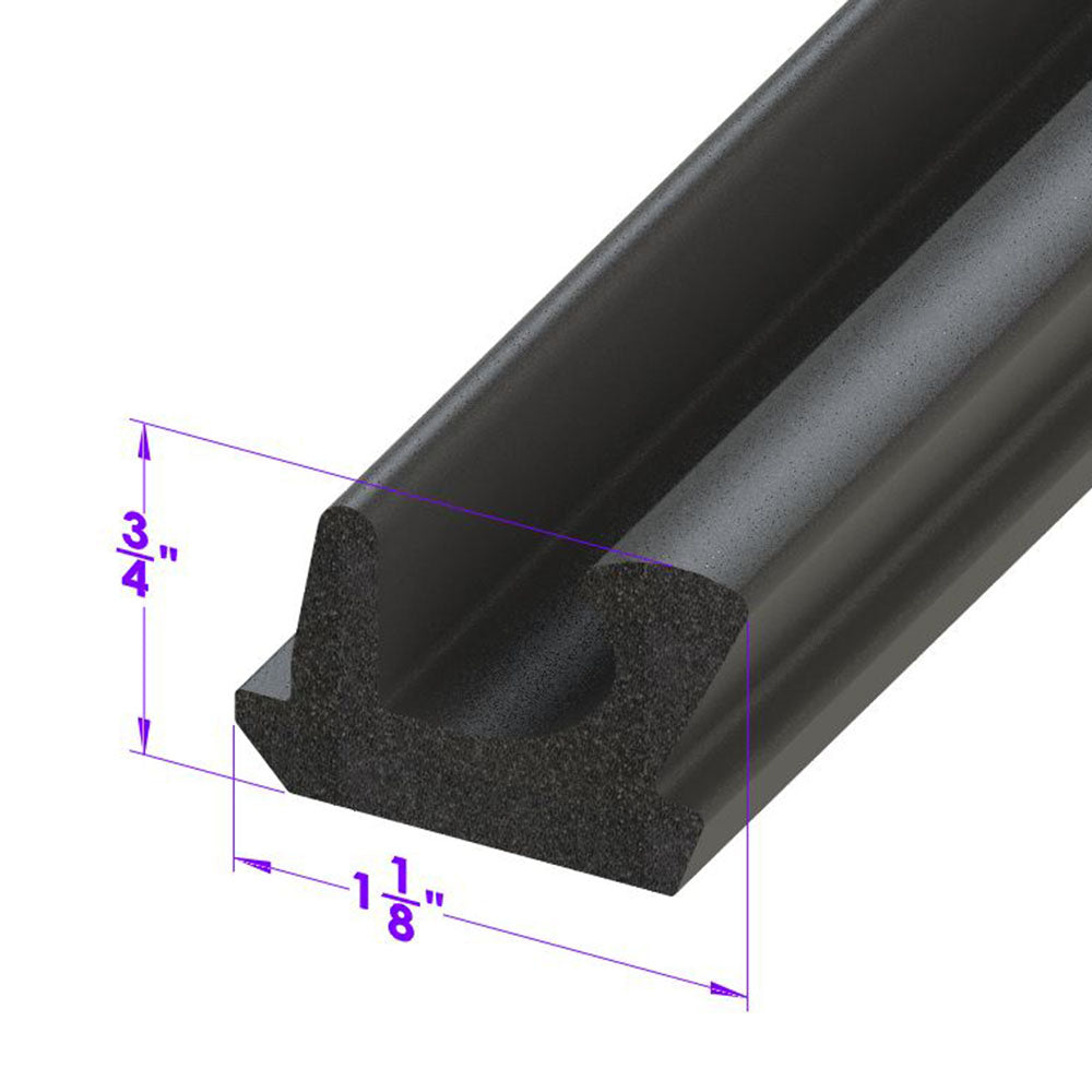 Roof Rail Seal 2-door hardtops; LP 110-MC