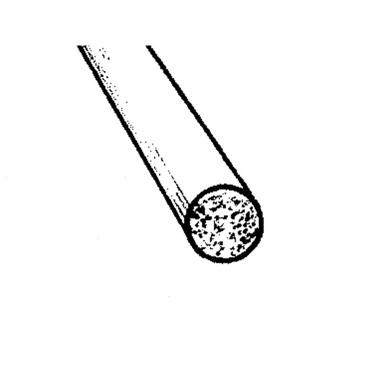 Windlace, Sponge Core Only (Cloth not included) 1/4" Diameter; LP 44-A