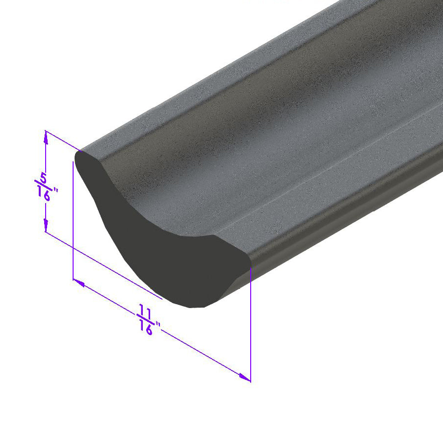 Rubber Running Board Insert; LP 98-G