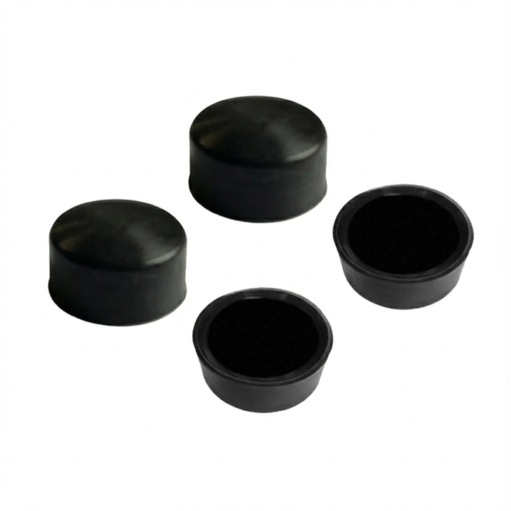 Nut Cover 0.84" (21.3mm) HEX X 0.48" (12.2mm)Blackout Heat-proof Silicone; NC 22