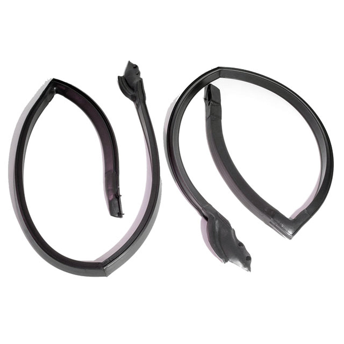 Molded Roof Rail Seals 2-Door Hardtop For Buick Riviera 1974-1976; RR 5012