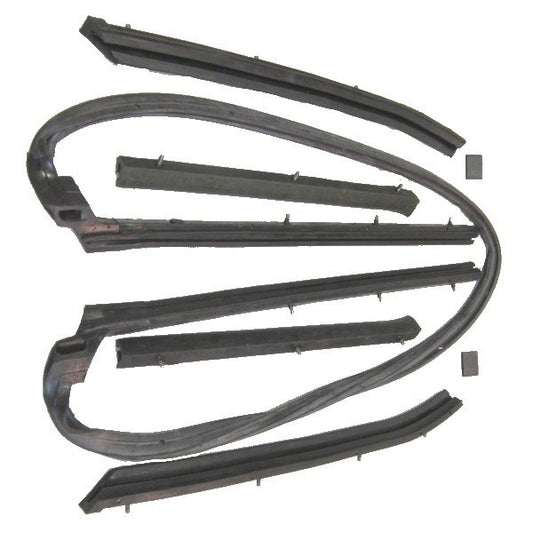 1965-1968 FORD GALAXIE 500, 500XL, XL & MERCURY S55 & MONTEREY CONVERTIBLE ROOFRAIL SEALS, PR