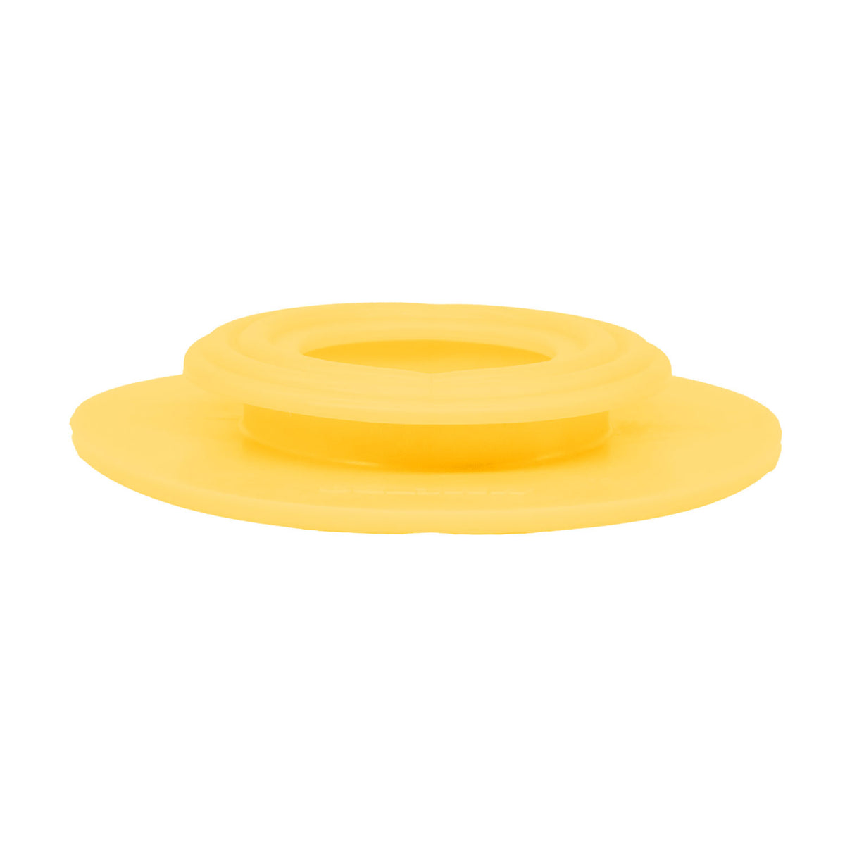 Dimmer Switch Grommet 2-1/2" flange, 1" I.D, Yellow, Rubber; SM 80-H