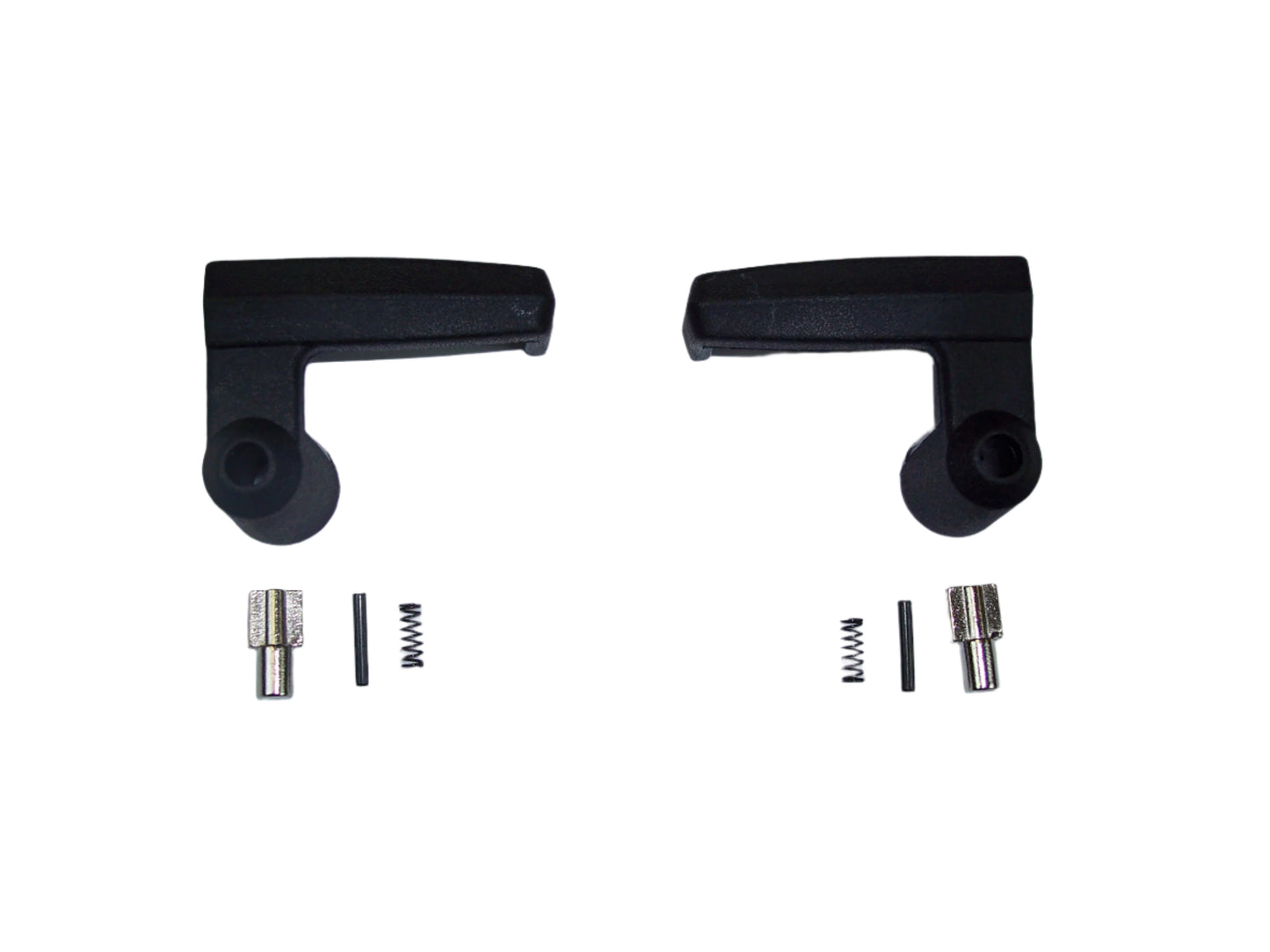 1980-1997 Ford Truck Van Ranger Bronco II black vent window handles & knobs, pr