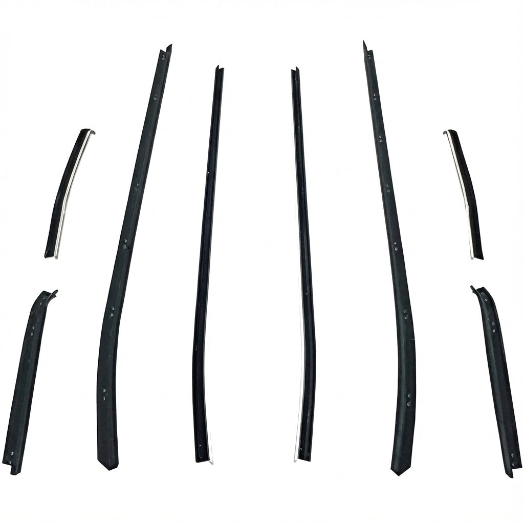 Window Sweeper Kit - Fastback (8 Piece) For Ford Mustang 1971-1973; WC 6900-23