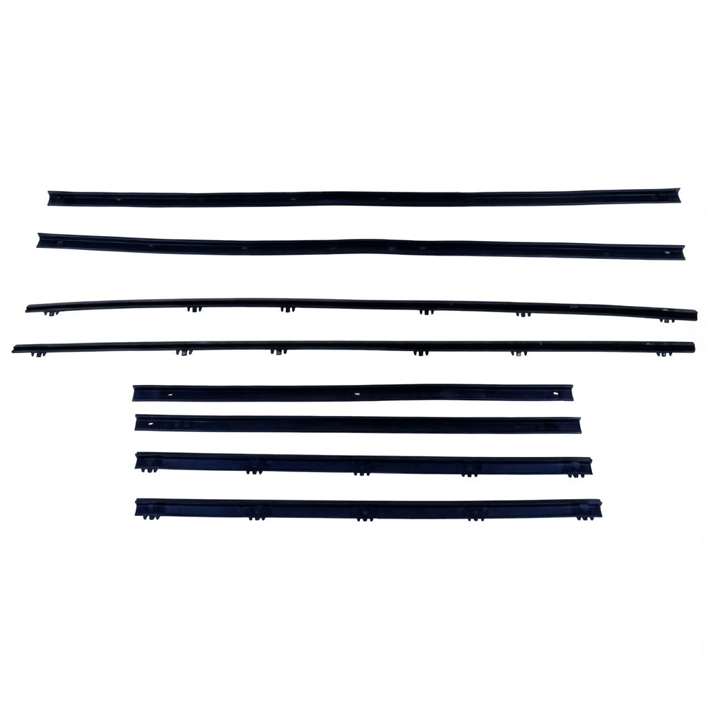Window Sweeper Kit Fits 1964 GTO/Lemans 2 Door Sedan. 8 Piece; WC 8100-37