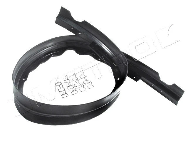 1966-1967 Dodge & Plymouth new hood to radiator weatherstrip seal with clips