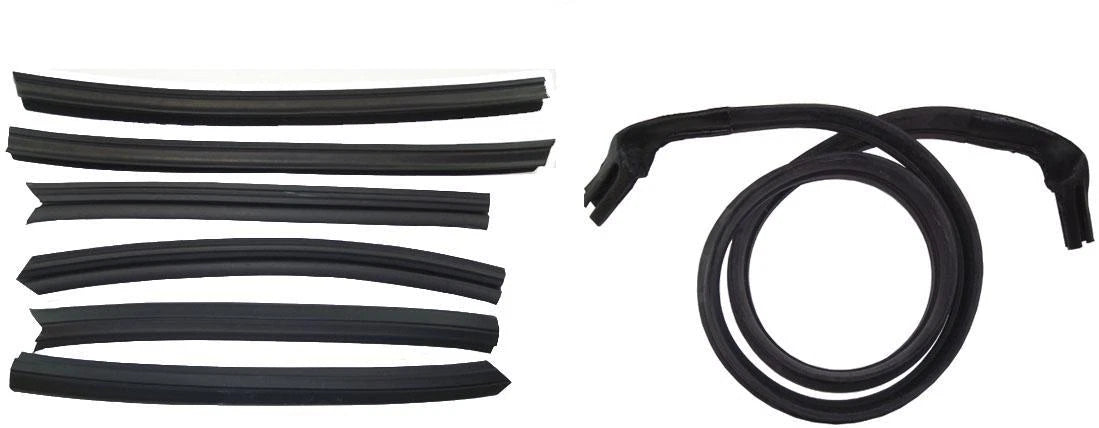 1965 Dodge Custom 880 new convertible top front & side weatherstrip seals, 8 pcs