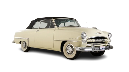 1953-54 PLYMOUTH CRANBROOK Convertible Vinyl Top, Vinyl Window & Pads