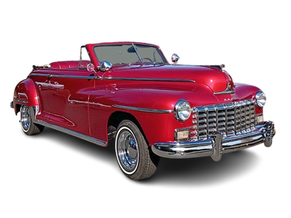 1946-48 Dodge CUSTOM COUPE Convertible Vinyl Top, Vinyl Window & Pads