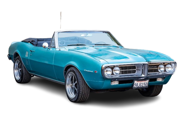 1967-69 PONTIAC FIREBIRD Convertible Vinyl Top, Vinyl Window & Pads