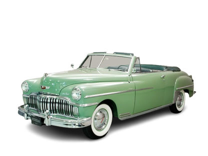 1946-48 DESOTO CUSTOM COUPE Convertible Vinyl Top, Vinyl Window & Pads