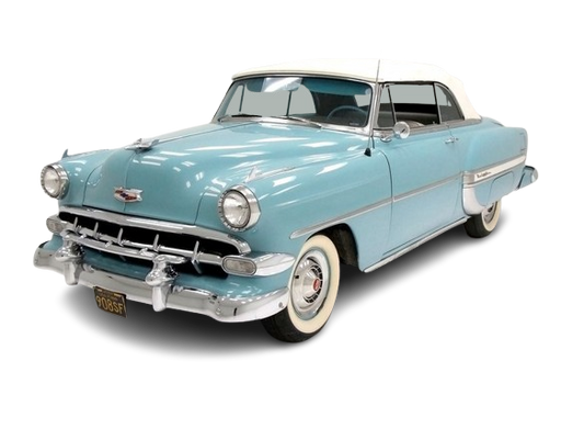 1953-54 BEL AIR Convertible Vinyl Top, Vinyl Window & Pads