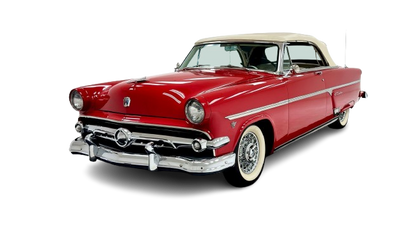 1952-54 FORD CRESTLINE SUNLINER Convertible Vinyl Top, Vinyl Window & Pads