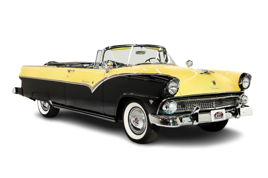 1955-56 FORD FAIRLANE, SUNLINER Convertible Vinyl Top, Vinyl Window & Pads