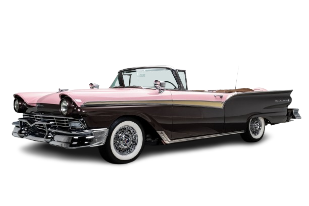 1957-58 FORD FAIRLANE, SUNLINER Convertible Vinyl Top, Vinyl Window & Pads