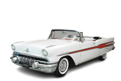 1955-57 PONTIAC BONNEVILLE & STARCHIEF Convertible Vinyl Top, Vinyl Window & Pads