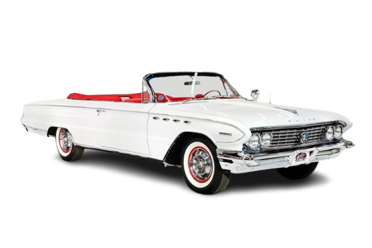 1961-64 ELECTRA 225 NO BOW SLEEVE Convertible Vinyl Top, Vinyl Window & Pads