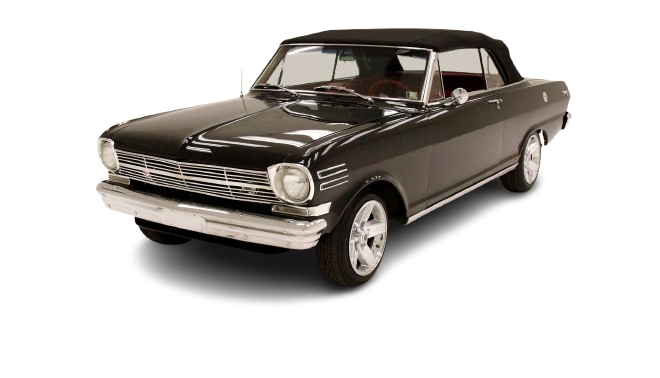 1962-63 CHEVY II & NOVA Convertible Vinyl Top, Vinyl Window & Pads