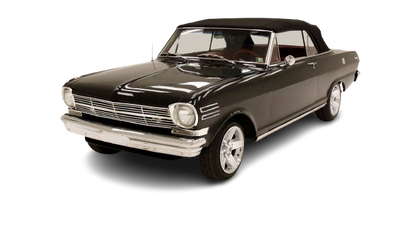 1962-63 CHEVY II & NOVA Convertible Vinyl Top, Vinyl Window & Pads