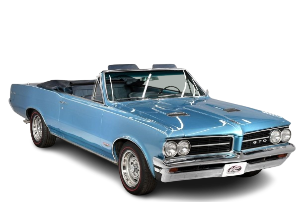 1964-65 PONTIAC GTO, LEMANS & TEMPEST Convertible Vinyl Top, Vinyl Window & Pads