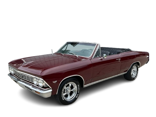 1966-67 CHEVELLE & MALIBU Convertible Vinyl Top, Vinyl Window & Pads