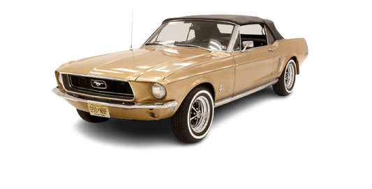 1967-68 MUSTANG Convertible Vinyl Top, Vinyl Window & Pads