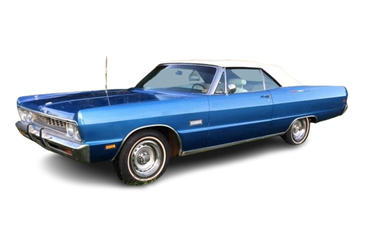 1969-70 PLYMOUTH FURY III, VIP & SPORTS FURY "C Body" Convertible Vinyl Top, Vinyl Window & Pads