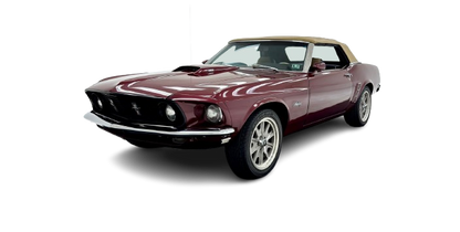 1969-70 MUSTANG Convertible Vinyl Top, Vinyl Window & Pads