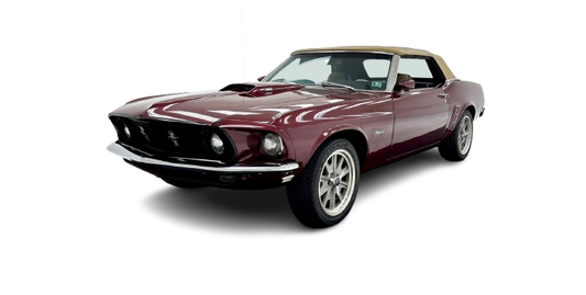 1969-70 MUSTANG Convertible Vinyl Top, Vinyl Window & Pads