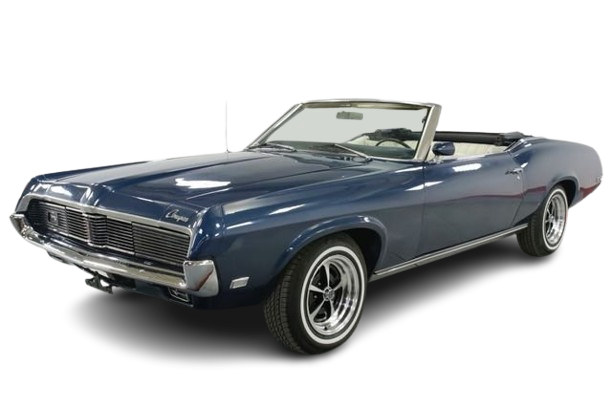 1969-70 MERCURY COUGAR Convertible Vinyl Top, Vinyl Window & Pads