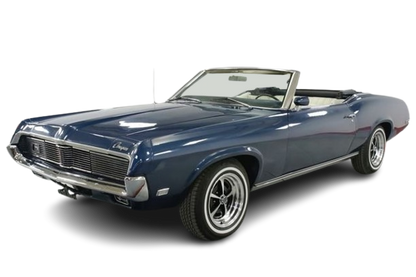 1969-70 MERCURY COUGAR Convertible Vinyl Top, Vinyl Window & Pads