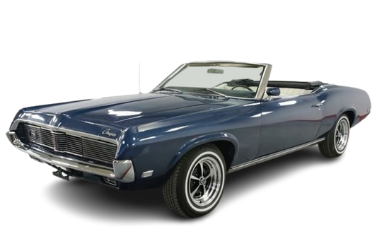 1969-70 MERCURY COUGAR Convertible Vinyl Top, Vinyl Window & Pads