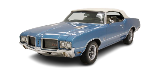1968-72 OLDSMOBILE CUTLASS, F-85 & 442 Convertible Vinyl Top, Vinyl Window & Pads