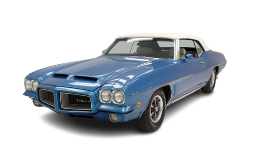 1968-72 PONTIAC GTO, LEMANS & TEMPEST Convertible Vinyl Top, Vinyl Window & Pads