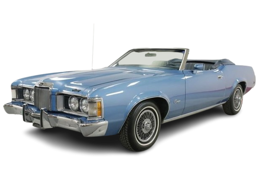 1971-73 MERCURY COUGAR Convertible Vinyl Top, Vinyl Window & Pads