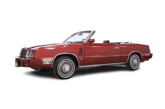 1984-86 DODGE 600 Convertible Vinyl Top, Vinyl Window & Pads