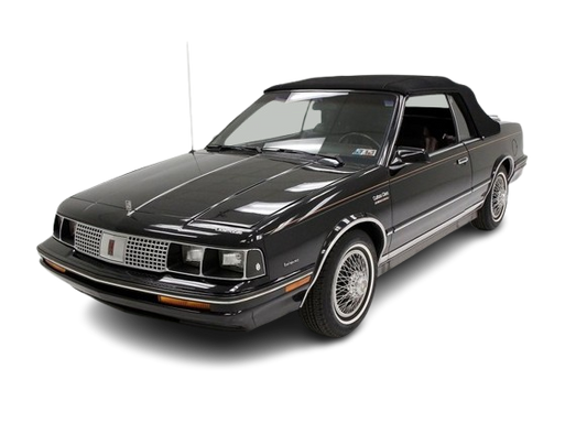 1982-86 OLDSMOBILE CUTLASS CIERA (HESS & EISENHARDT CAR CRAFT CONVERSION) Convertible Vinyl Top, Vinyl Window & Pads