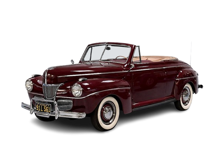 1941 FORD SPECIAL, DELUXE, SUPER DELUXE Convertible Vinyl Top, Vinyl Window & Pads