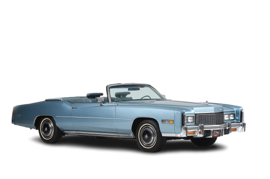 1976 CADILLAC ELDORADO Convertible Vinyl Top, Glass Window w/ defrost, Pads, & Well Liner