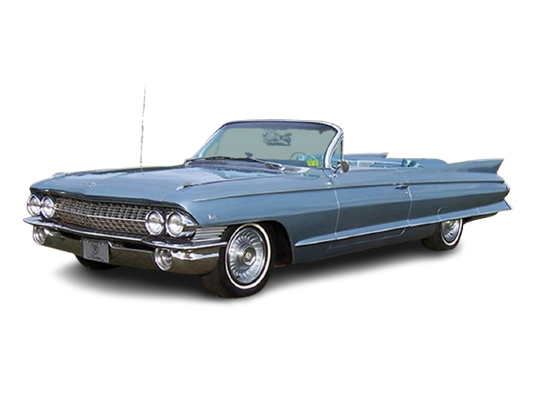 1961-63 COUPE & ELDORADO SERIES 62 Convertible Vinyl Top, Vinyl Window & Pads