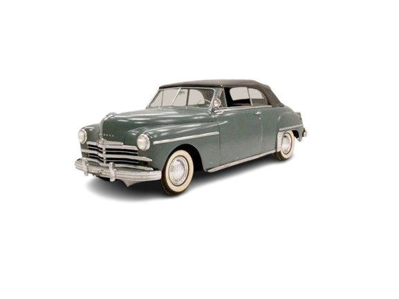 1949-52 PLYMOUTH CRANBROOK Convertible Vinyl Top, Vinyl Window & Pads