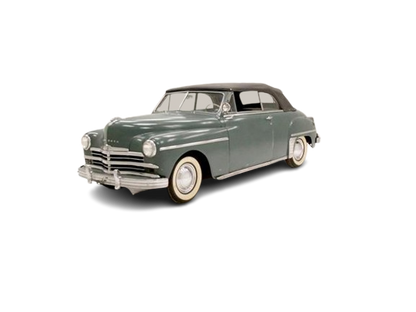 1949-52 PLYMOUTH CRANBROOK Convertible Vinyl Top, Vinyl Window & Pads