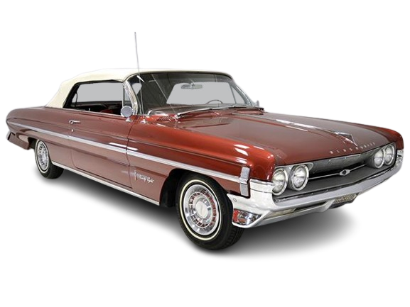 1961-63 OLDSMOBILE 98 NO BOW SLEEVE Convertible Vinyl Top, Vinyl Window & Pads