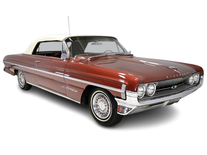 1961-63 OLDSMOBILE 98 NO BOW SLEEVE Convertible Vinyl Top, Vinyl Window & Pads