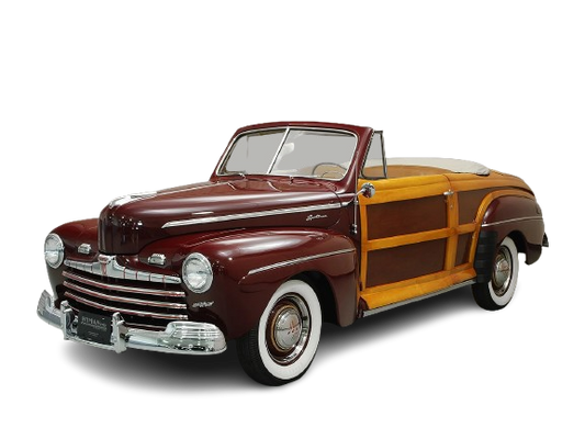 1946-48 FORD SUPER DELUXE COUPE, SUPER DELUXE SPORTSMAN COUPE Convertible Vinyl Top, Vinyl Window & Pads